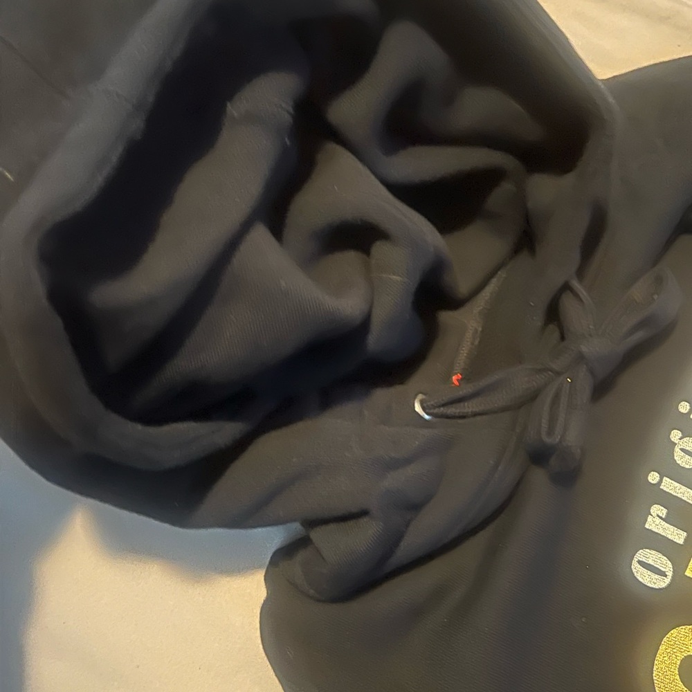 Gucci original hoodie Metallic Logo Long Sleeve Hoodie Dress In Black